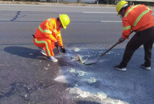 千阳公路下沉注浆加固