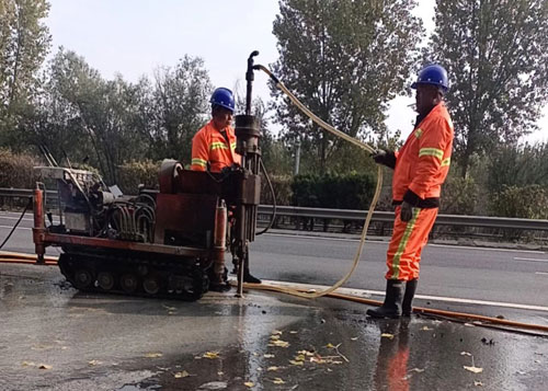 千阳高速公路下沉注浆加固